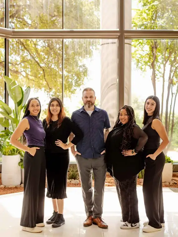 The Peachtree Rose Marketing team, the production partner behind Podcast Studio San Antonio